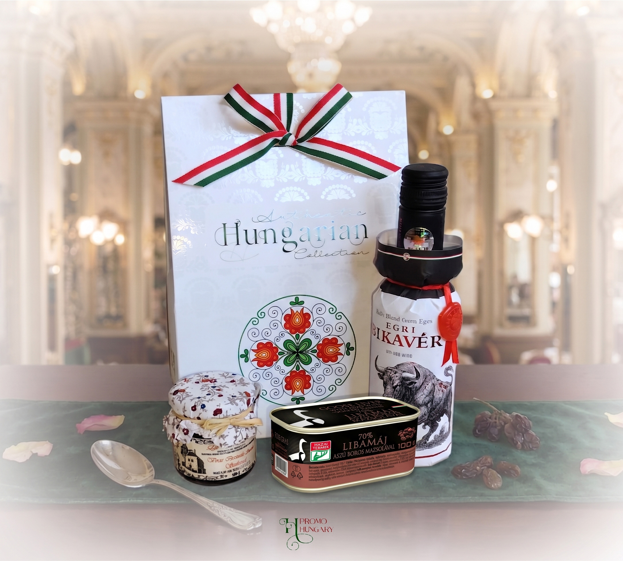 Authentic Hungarian Collection - Egri Bikavér szett - a Borok Útja ajándék szett